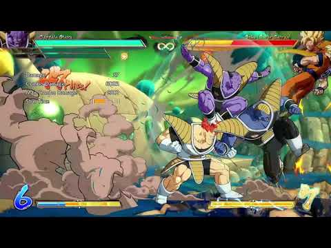 DBFZ 1.27 Ginyu Rocketto Punchi Synergy Corner Sparkless 9.8k DMG !!