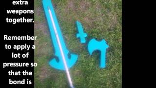 How to make a LARP / foam Master Sword