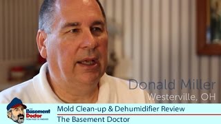 preview picture of video 'Customer Review | Mold Cleanup | Dehumidifier | Westerville Ohio | The Basement Doctor'