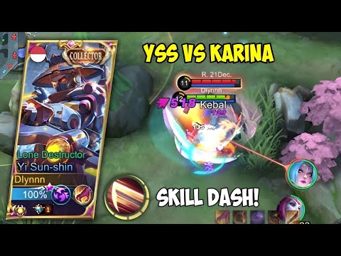 CARA COUNTER KARINA DENGAN MUDAH MENGGUNAKAN YSS!! | YSS VS KARINA | TOP GLOBA YSS - MLBB