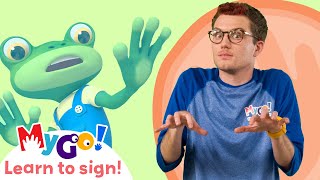 Learn Sign Language with Gecko's Garage! | Gecko Is Frozen | MyGo! | ASL for Kids