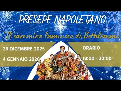 Bethlehem's Luminous Path | Neapolitan Living Nativity Scene in Rotonda / Christmas 2025