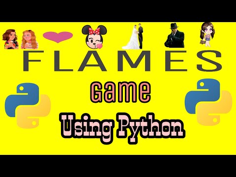 Program To Implement Flames Game Python