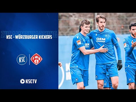 Testspielhöhepunkte KSC – Würzburger Kickers