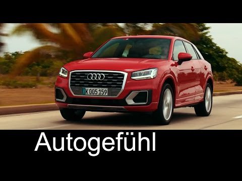 Audi Q2 Exterior/Interior/Driving shots Preview all-new neu SUV - Autogefühl