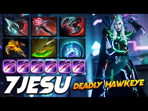 7jesu Drow Ranger Deadly Hawkeye - Dota 2 Pro Gameplay [Watch & Learn]