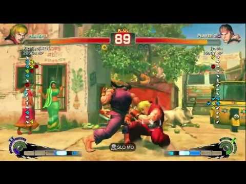 KichijyojiKEN [Ken] vs jyobin [Ryu] SSF4 Japanese Online Ranked Matches - Xbox Live