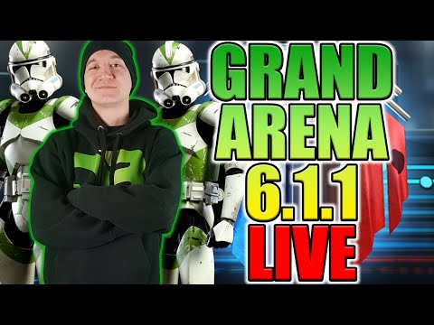 FOUR First Order Holds! LIVE Double Grand Arena Round 1 (6.1.1) SWGOH