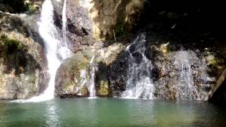 preview picture of video 'Up on the Third Tier of Argyle Falls, Tobago.'