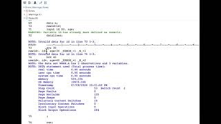 WARNING: Variable id has already been defined as numeric.