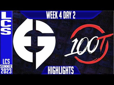 EG vs 100 Highlights | LCS Summer 2023 W4D2 | Evil Geniuses vs 100 Thieves