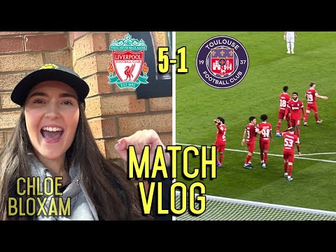 NUNEZ MADNESS AS LIVERPOOL CRUISE TO VICTORY! | Liverpool 5-1 Toulouse | Matchday Vlog