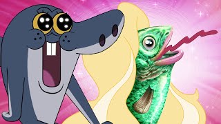 ZIG e SHARKO 🌴 O canto místico das sereias 🧜‍♀️ Zig e Sharko Brasil | Desenho Animado em português