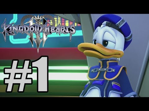 Kingdom Hearts 3 (English) Gameplay Walkthrough Part 1 - Intro ( No Commentary)