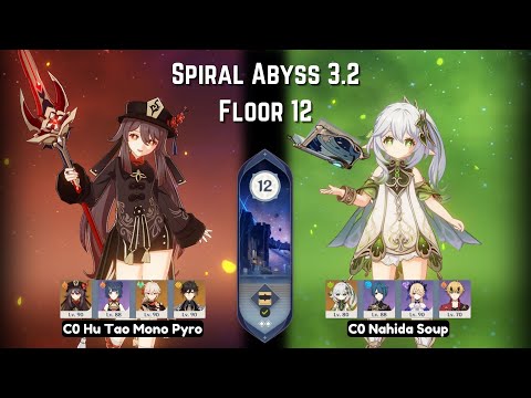 Hu Tao Mono Pyro & Nahida Soup