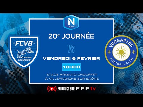 J20 I FC Villefranche B. vs FC Versailles en direct (19H15) I National FFF 2025-2026