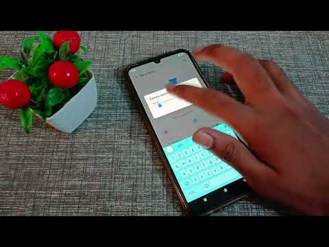 How to change device name in Vivo y21T phone