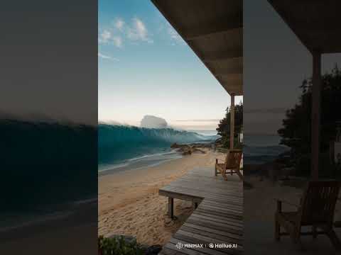 ¡Tsunami en la playa! Olas gigantes arrasan con todo a su paso 🌊😱