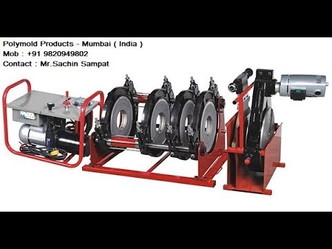 Automatic electric 450 hdc polymold hdpe pipe welding machin...