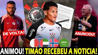 ANIMOU! TIMÃO RECEBEU A NOTÍCIA e EMPOLGOU! STABILE PROMETEU MILHÕES! ALEX SANTANA de VOLTA!