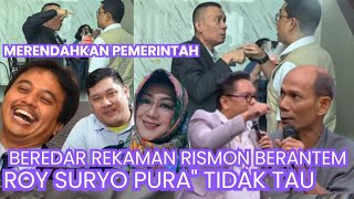 Download lagu A recording of RISMON SIANIPAR fighting with the Minister of Home Affairs, ROY SURYO, is circulat... mp3