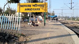 preview picture of video 'A View Of Ahmadgarh Railway Station.!'