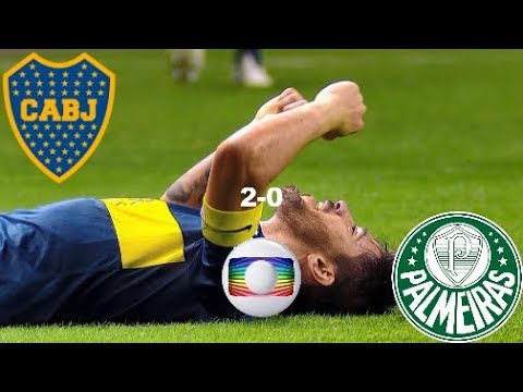 Gols - Boca Juniors 2 x 0 Palmeiras - Libertadores 2018 - Globo HD