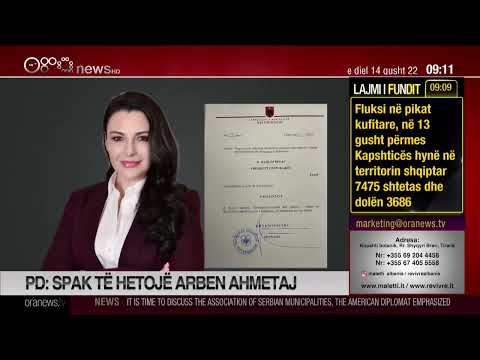 Edicioni informativ - 14 Gusht 2022 - Ora 09:00 - Ora News