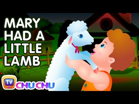 Mary Had A Little Lamb Nursery Rhyme With Lyrics – Cartoon Animation Rhymes & Songs for Children