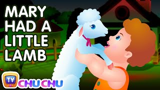 Mary Had A Little Lamb Nursery Rhyme With Lyrics - Cartoon Animation Rhymes &amp; Songs for Children