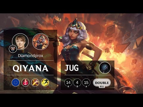 Qiyana Jungle vs Kindred - EUW Challenger Patch 9.14