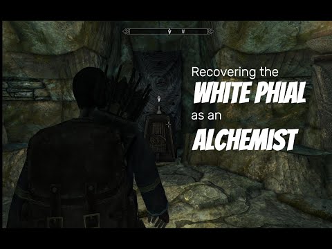 Recovering the White Phial as an Alchemist - SKYRIM Gameplay