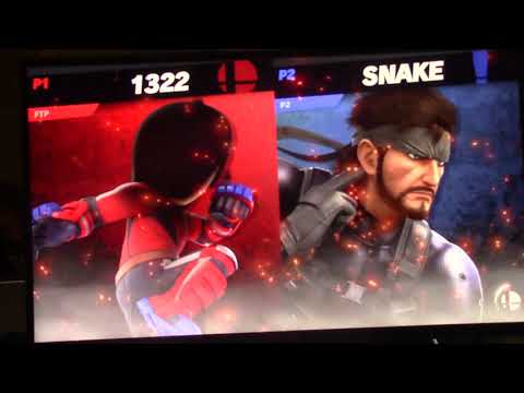 FireThePyro (Mii Brawler) vs. CrimsonBattousai (Snake) - Winners Round 2 - WGA Colosseum 21