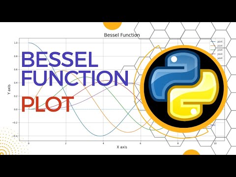 How To Plot Bessel Function Of First Kind Using Python Matplotlib