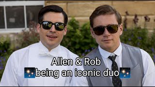 Allen Leech and Rob James Collier having the best bromance for 6 minutes video