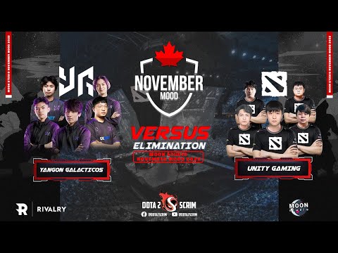 Yangon Galacticos vs Unity Gaming - Moon Studio November Mood 2022 - Playoffs - Elimination - BO3