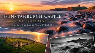 Dunstanburgh Castle at Sunrise | Coastal Heaven Photography, Aerial Views & Long