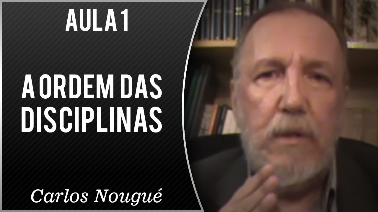 A Ordem as Discplinas - Aula 1