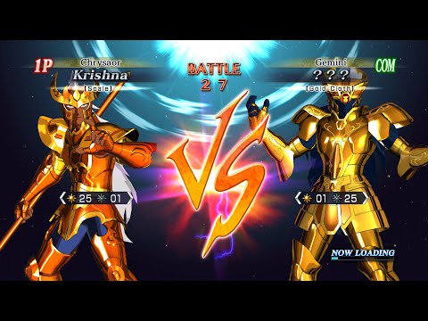 Krishna (Chrysaor Scale) vs (Gemini Gold Cloth) - Saint Seiya: Brave Soldiers