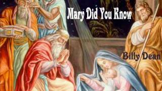 DAVID PACK (AMBROSIA)& BILLY DEAN -MARY DID YOU KNOW?(Christmas)