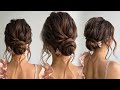 Voluminous Textured Low Bun Wedding Hairstyle