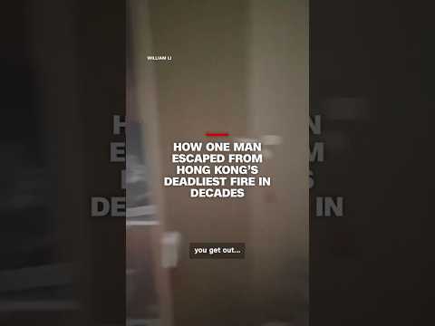 How one man escaped from Hong Kong’s deadliest fire in decades