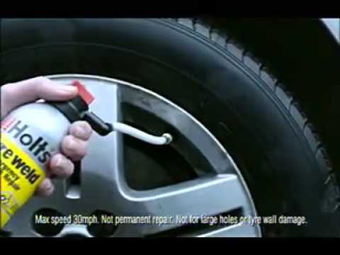 Holts Tyreweld Sealants and Tools Direct Tyre Weld Demo Video