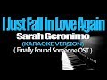I JUST FALL IN LOVE AGAIN Sarah Geronimo KARAOKE VERSION Finally Found Someone OST