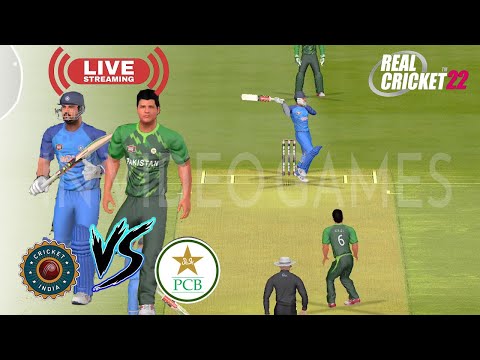 LIVE - IND v PAK - India vs Pakistan ICC Men's T20 World Cup 2022 Match Real Cricket 22