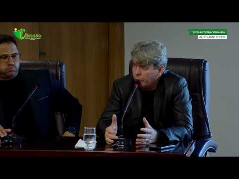 1ª SESSÃO EXTRAORDINÁRIA DA CÂMARA MUNICIPAL DE SANTO ANTÔNIO DE GOIÁS