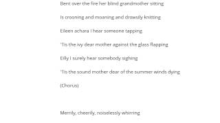 John McDermott   The Spinningwheel Şarkı Sözü