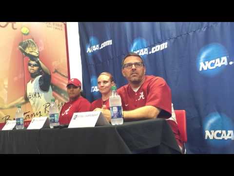 Alabama softball before 2016 NCAA regional