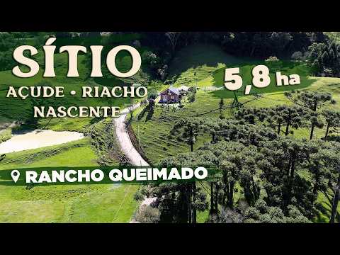 SÍTIO COM ARAUCÁRIAS CASA E AÇUDES EM RANCHO QUEIMADO- SC 5.8 HECTARES...