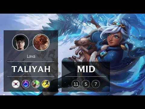 Taliyah Mid vs LeBlanc - KR Challenger Patch 9.1